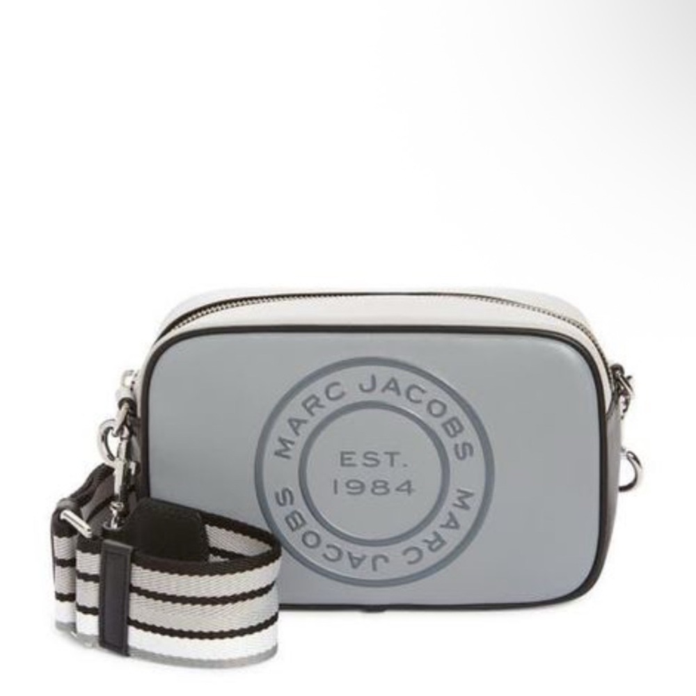 SOLD Marc Jacobs flash leather Gray Crossbody Bag